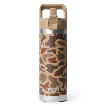 Yeti Rambler Bottle with Straw Cap, 18oz