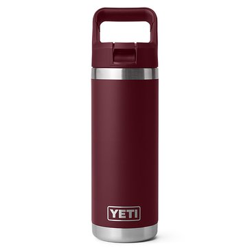 Yeti Rambler Bottle with Straw Cap, 18oz
