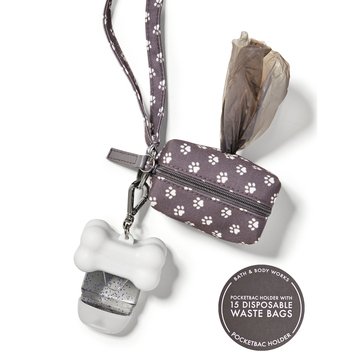 Bath & Body Works Paw Print Dog Bag Pocketbac Clip
