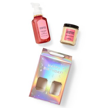 Bath & Body Works Home Strawberry Pound Cake Giftset