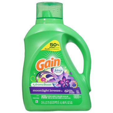 Gain Aroma Boost Liquid Laundry Detergent, Moonlight Breeze