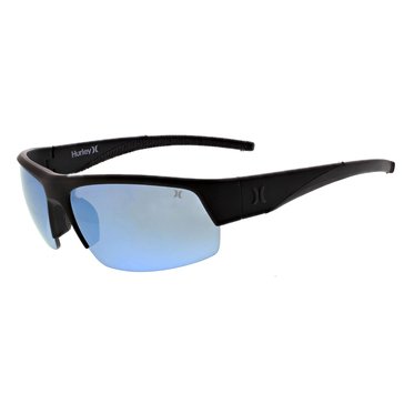 Hurley Men's The Rays Semi Rim Wrap Polarized Sunglasses