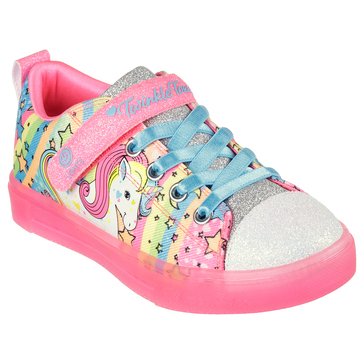 Skechers Little Girls' Twinkle Sparks Lighted Sneaker