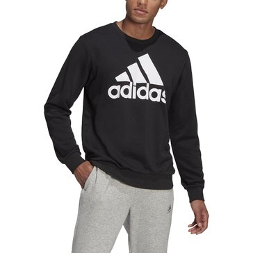 Adidas Men's Big Logo Fleece Crew Sweatshirt