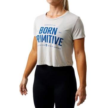 Born Primitive Women's Short Sleeve Porperty of Born Primitive Crop Tee