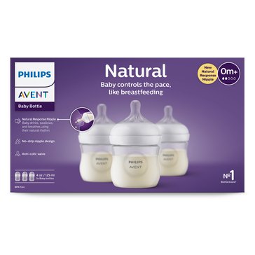 Avent Natural Bottle Natural Response 3-Pack Nipple