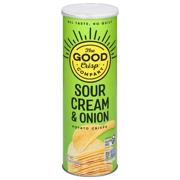 Good Crisp Sour Cream and Onion Potato Crisps, 5.6oz