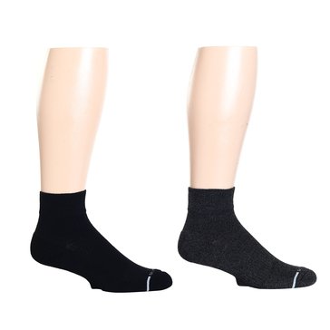 Dr. Motion Compression Knit Quarter Socks 2-Pack