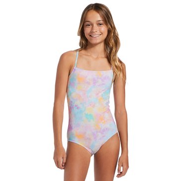 Billabong Big Girls' Time For Tie Dye Tank 1-Piece