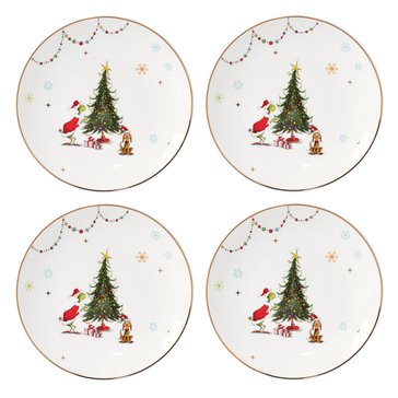 Lenox Grinch Dinner Plates, Set of 4