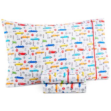 Harbor Home Kids' Cars Sheet Set