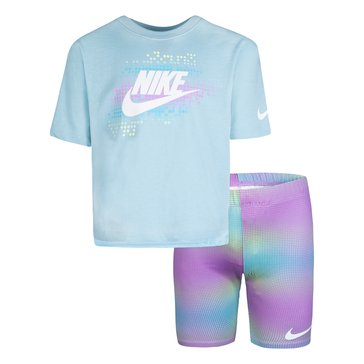 Nike Little Girls' Limitless Bike Shorts Sets