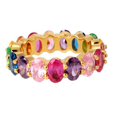 Kurt Geiger Oval Mix Stone Ring