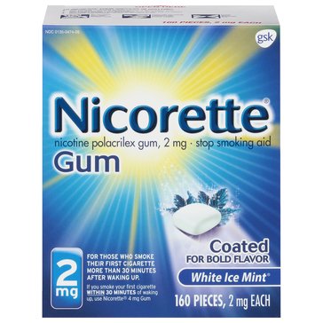 Nicorette White Ice Mint Gum, 2mg