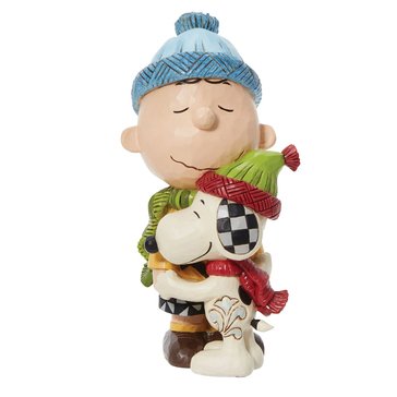 Jim Shore Peanuts Snoopy and Charlie Brown Hugging Figurine