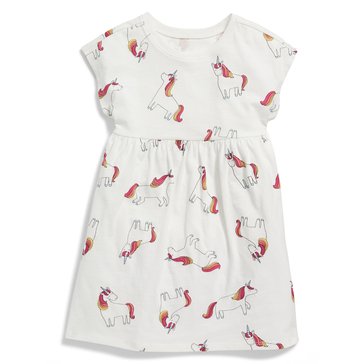 Old Navy Baby Girls's Printed Short Sleeve Dress