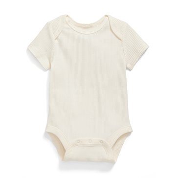 Old Navy Baby Unisex Ribbed Short Sleeve Bodysuit