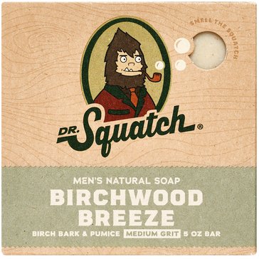 Dr Squatch Birchwood Breeze Bar Soap