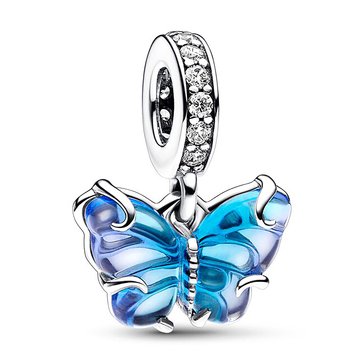 Pandora Murano Glass Butterfly Dangle Charm