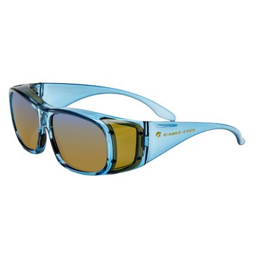Eagle Eyes Unisex Fiton Mirrored Full Frame Polarized Sunglasses