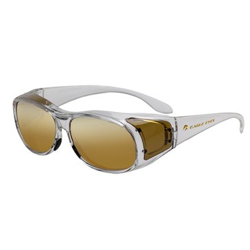 Eagle Eyes Unisex Fiton Mirrored Sleek Frame Polarized Sunglasses