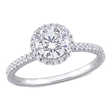 Sofia B. 1 1/4 cttw DEW Created Moissanite Halo Ring