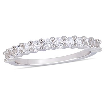 Sofia B. 1 1/10 cttw Created White Sapphire Stacking Ring