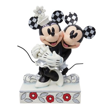Jim Shore Disney Traditions 100 Years of Wonder Minnie and Mickey Statue