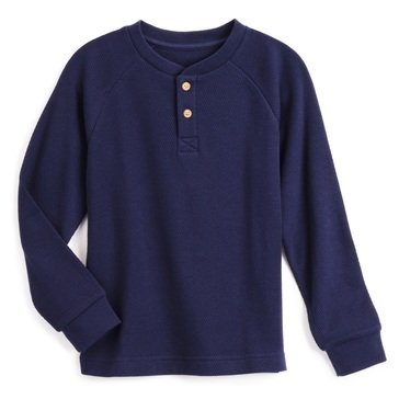 Liberty & Valor Big Boys' Long Sleeve Thermal Henley