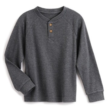 Liberty & Valor Toddler Boys' Long Sleeve Thermal Henley