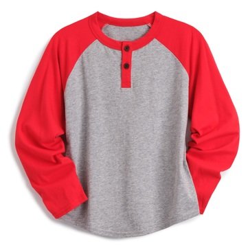 Liberty & Valor Toddler Boys' Long Sleeve Color Block Henley