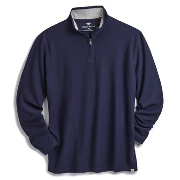 Eight Bells Men's Long Sleeve Popcorn Quarter Zip Fleece 