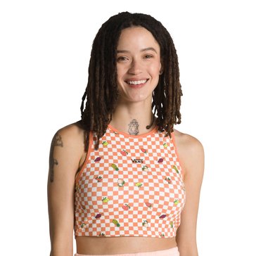 Vans Women's Longline Racerback Print Bralette Top