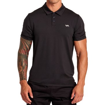 RVCA Men's Sport Men's Sport Vent Short Sleeve Polo Knit Shirt