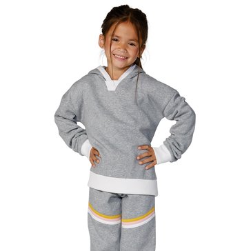  Liberty & Valor Big Girls' Cropped Fleece Hoodie