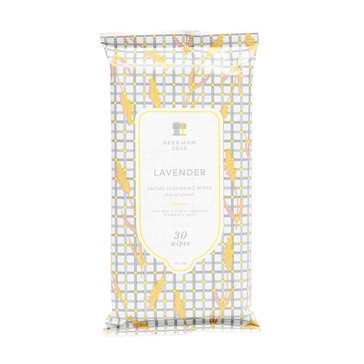 Beekman 1802 Lavender Facial Cleansing Wipes, 30-Count