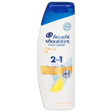 Head & Shoulders Lemon Essential Oil Dandruff 2-in-1 Shampoo 12.5oz