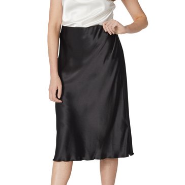 Tiana B. Women's Satin Midi Skirt