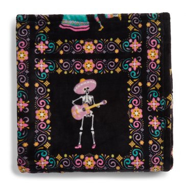 Harbor Home Day of the Dead Plush Throw