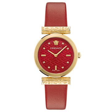 Versace Women's Regalia Leather Watch