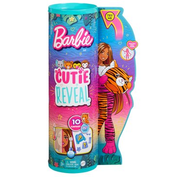 Barbie Cutie Reveal Jungle Series Doll Tiger Costume