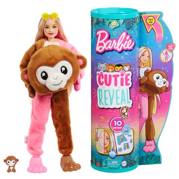 Barbie Cutie Reveal Jungle Series Monkey Doll