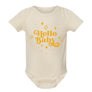 Wanderling Baby Unisex Hello Baby Onesie