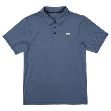 RVCA Sport Men's Sport Vent Knit Short Sleeve Polo Shirt