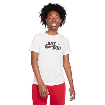 Nike Big Boys' Swoosh Footwear Short Sleeve Tee