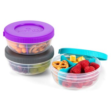 SnapLock 3 Portion Snack Stack Set