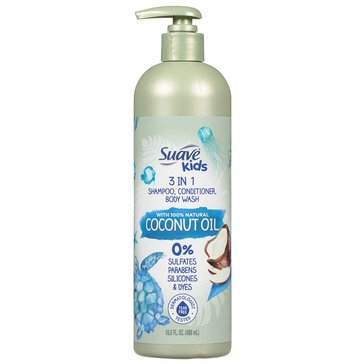 Suave Kids Naturals 3 in 1 Coconut Oil Shampoo