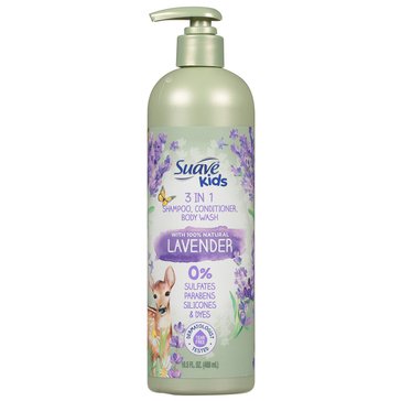 Suave Kids Naturals 3 in 1 Lavender Shampoo