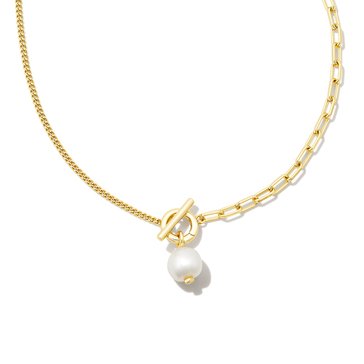Kendra Scott Leighton Pearl Chain Necklace