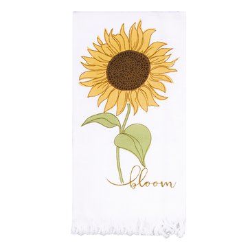 John Ritz Bloom Sunflower Printed Dual Kitchen Towel